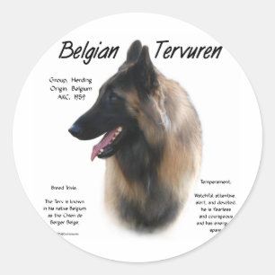 Belgische Tervuren geschiedenis; Alles over Tervur Ronde Sticker