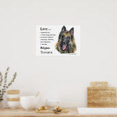 Belgische Tervuren Gifts Poster (Keuken)