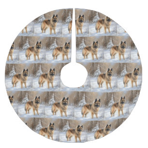 Belgische Tervuren Laat het sneeuwen Kerstmis Kerstboom Rok