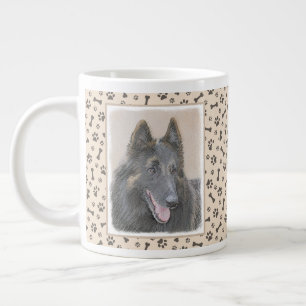 Belgische Tervuren schilderen - Cute Original Dog  Extra Grote Beker