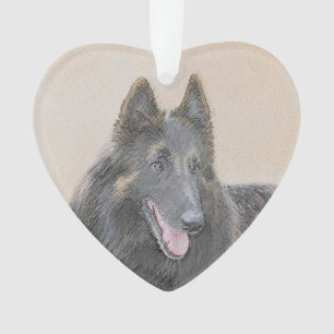 Belgische Tervuren schilderen - Cute Original Dog  Ornament