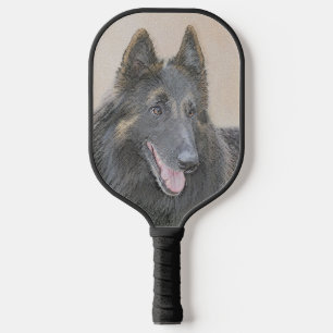Belgische Tervuren schilderen - Cute Original Dog Pickleball Paddle