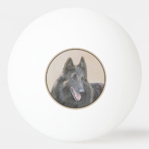 Belgische Tervuren schilderen - Cute Original Dog  Pingpongballen