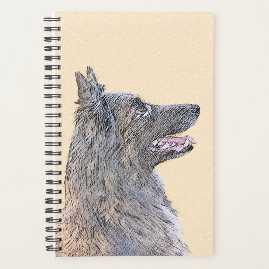 Belgische Tervuren schilderen - Cute Original Dog Planner (Voorkant)