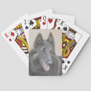 Belgische Tervuren schilderen - Cute Original Dog  Pokerkaarten