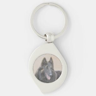 Belgische Tervuren schilderen - Cute Original Dog Sleutelhanger