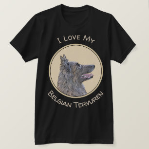 Belgische Tervuren schilderen - Cute Original Dog T-shirt
