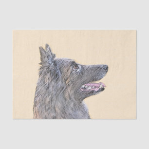 Belgische Tervuren schilderen - Cute Original Dog Tissuepapier