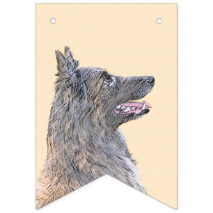 Belgische Tervuren schilderen - Cute Original Dog Vlaggetjes