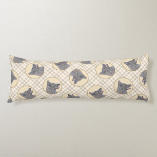 Belgische Tervuren Shepherd Mahogany Schilderkunst Lichaamskussen