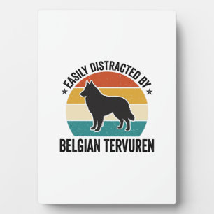 Belgische Tervuren Vintage Hond Liefhebber Shirt O Fotoplaat