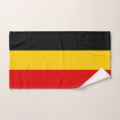 Belgische vlag bad handdoek (Handdoek)