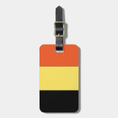 Belgische vlag bagagelabel (Voorkant verticaal)