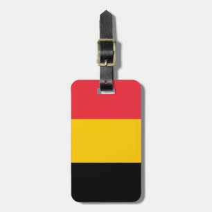 Belgische vlag bagagelabel