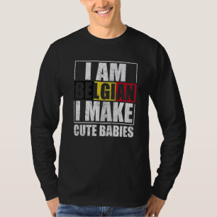 Belgische vlag Belgen Mannen & vrouwen T-shirt