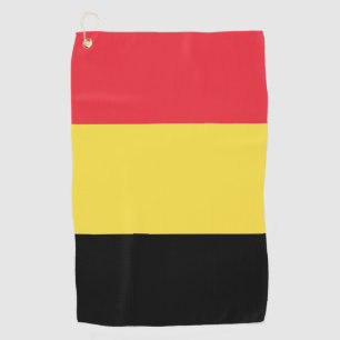 Belgische vlag & Belgische golf/sport Golf Brussel Golfhanddoek