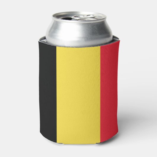 Belgische vlag blikjeskoeler (Blikje Voorkant)