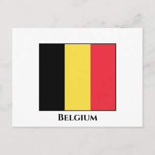 Belgische vlag briefkaart