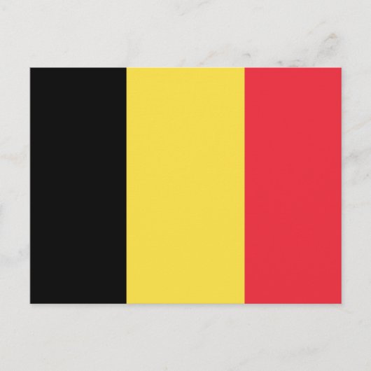 Belgische vlag briefkaart (Voorkant)