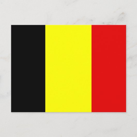 Belgische vlag briefkaart (Voorkant)