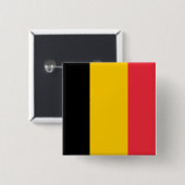Belgische vlag Button (Voorkant /achterkant)