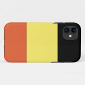 Belgische vlag Case-Mate iPhone case (Achterkant (horizontaal))