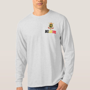Belgische vlag en wapenschild t-shirt