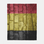 Belgische vlag fleece deken (Voorkant)