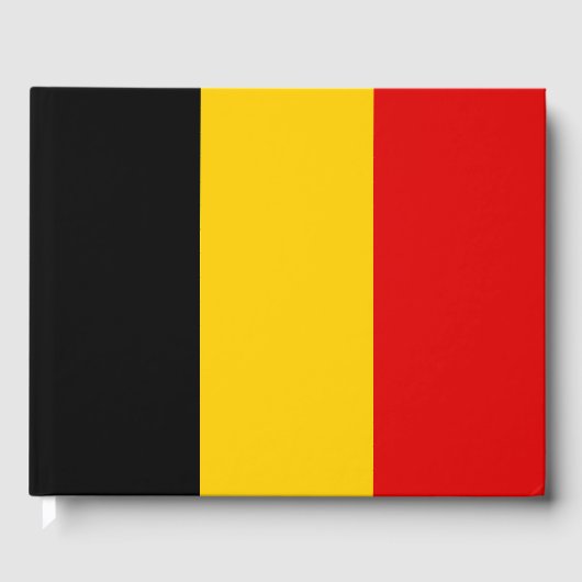 Belgische vlag gastenboek (Voorkant)