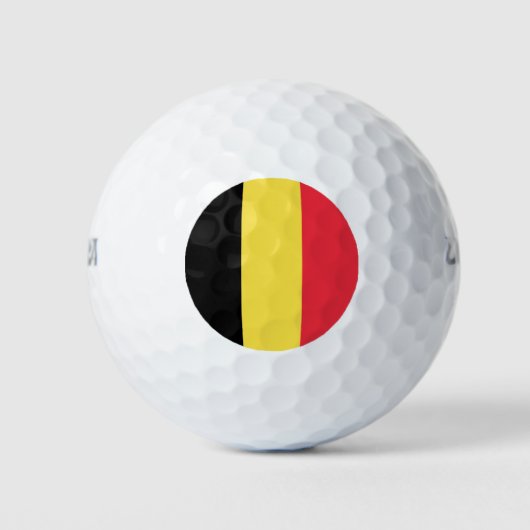 Belgische vlag golfballen (Voorkant)