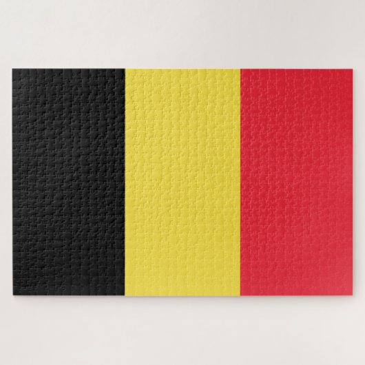 Belgische vlag legpuzzel (Horizontaal)