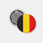 Belgische vlag magneet (Voorkant / Achterkant)