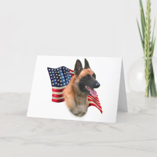 Belgische vlag Malinois Kaart