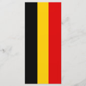 Belgische vlag menu (Voorkant)