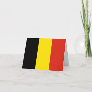 Belgische vlag Notecard Kaart