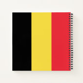 Belgische vlag notitieboek (Achterkant)