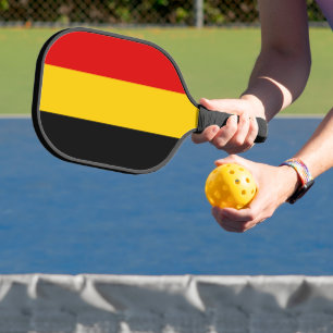 Belgische vlag pickleball paddle