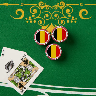 Belgische vlag poker chips