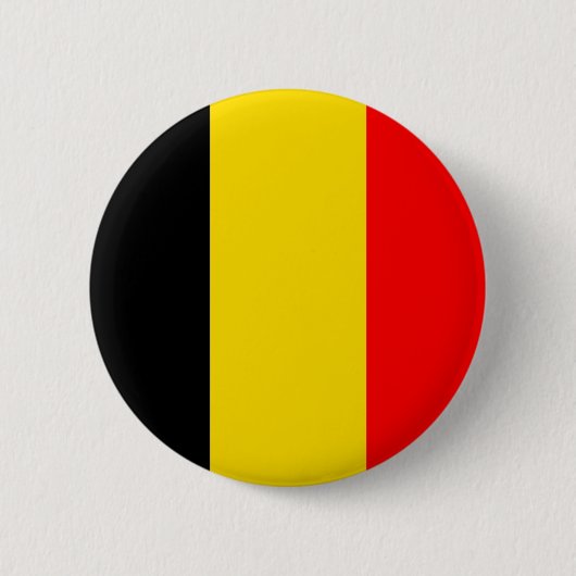 Belgische vlag ronde button 5,7 cm (Voorkant)