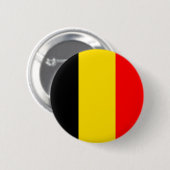 Belgische vlag ronde button 5,7 cm (Voorkant /achterkant)