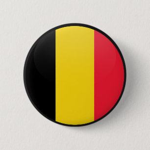 Belgische vlag ronde button 5,7 cm