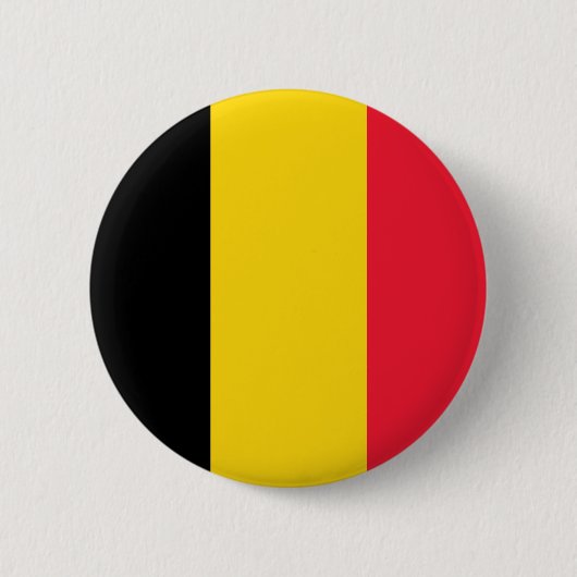 Belgische vlag ronde button 5,7 cm (Voorkant)