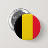 Belgische vlag ronde button 5,7 cm (Voorkant /achterkant)