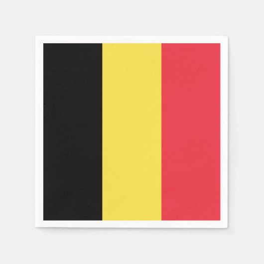 Belgische vlag servet (Voorkant)