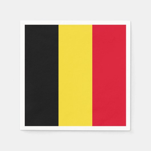 Belgische vlag servetten (Voorkant)