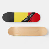 Belgische vlag skateboard (Horizontaal)