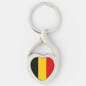 Belgische vlag sleutelhanger (Voorkant)