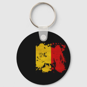 Belgische vlag sleutelhanger