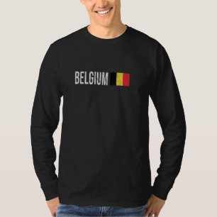 Belgische vlag Souvenir - Retro België Design T-shirt