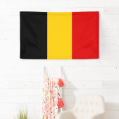 Belgische vlag spandoek (Insitu)